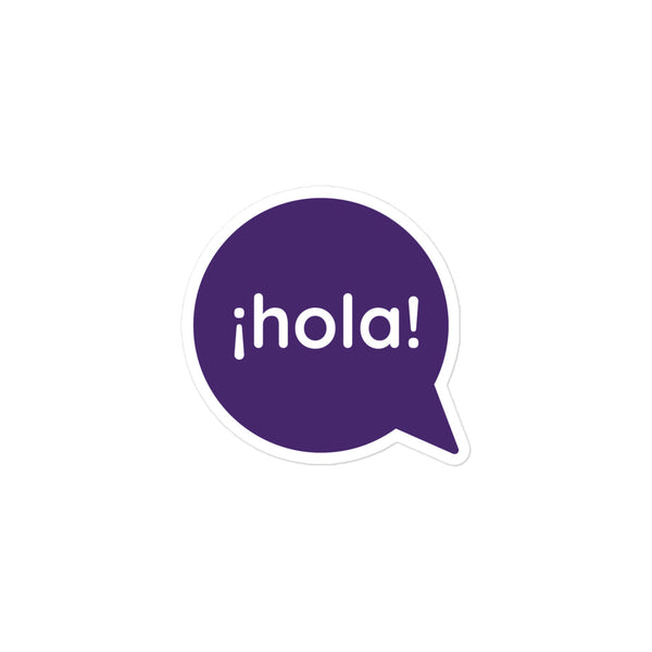 Hola Sticker - gabo and mateo designs